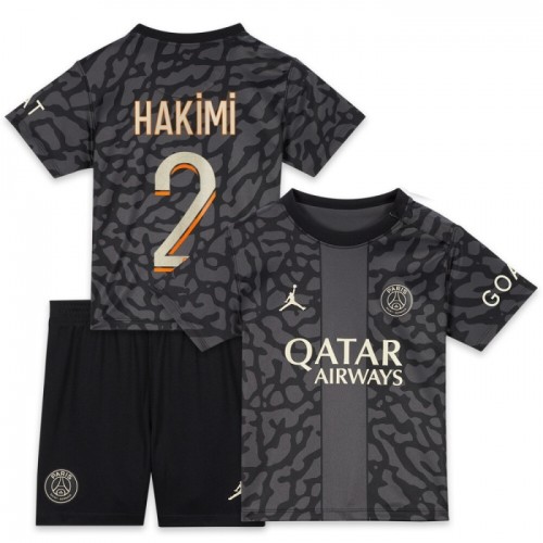 Ensemble Maillot Paris Saint-Germain Hakimi 2 Third 2023-24 Enfant Ensemble Maillot Paris Saint-Germain Hakimi 2 Third 2023-24 Enfant